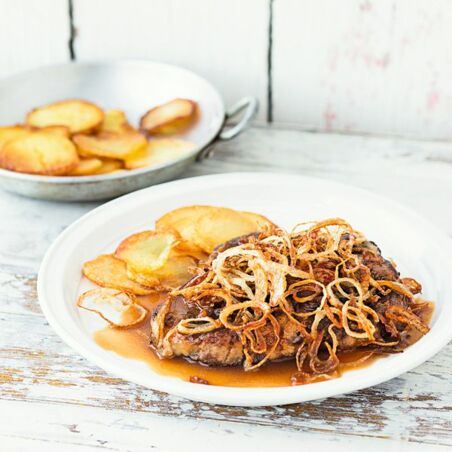 Zwiebelrostbraten Zwiebelrostbraten