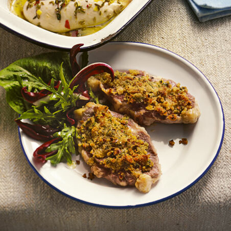 Kaninchen-Involtini mit Ricottafüllung Kaninchen-Involtini mit Ricottafüllung