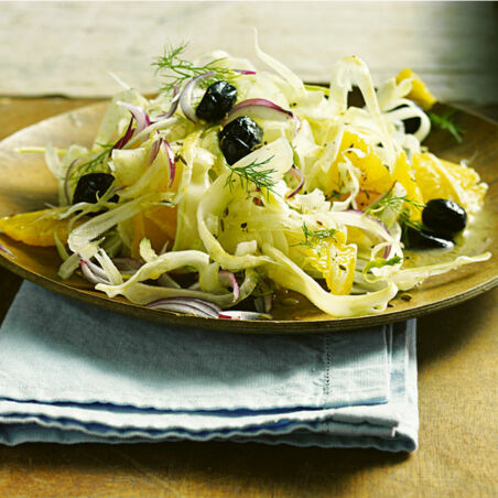 Fenchelsalat mit Orangen Fenchelsalat mit Orangen