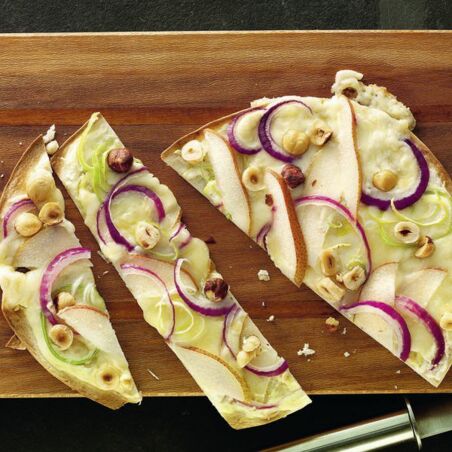 Schneller Zwiebel-Flammkuchen Schneller Zwiebel-Flammkuchen