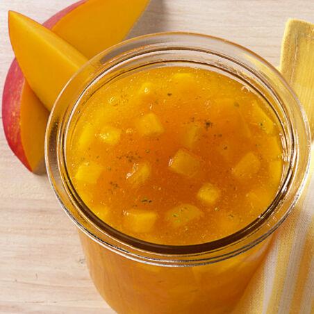 Mango-Limetten-Konfitüre Mango-Limetten-Konfitüre
