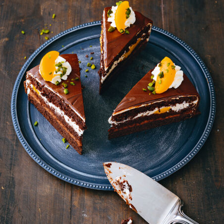 Pfirsichtorte Onkel Sam Pfirsichtorte Onkel Sam