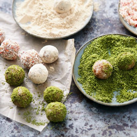 Super-Energy-Balls mit Datteln Super-Energy-Balls mit Datteln