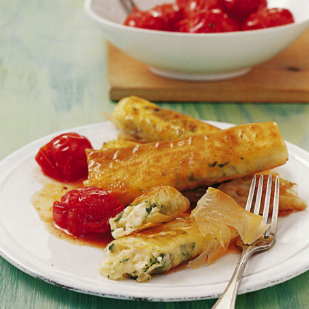 Schafkäse im Teigmantel Schafkäse im Teigmantel