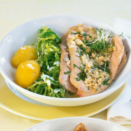 Putenbrust mit Kräutern Putenbrust mit Kräutern