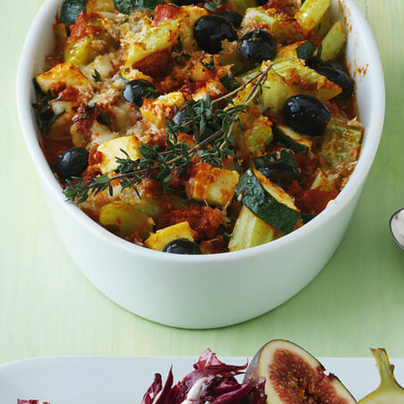 Überbackenes Sommergemüse Überbackenes Sommergemüse