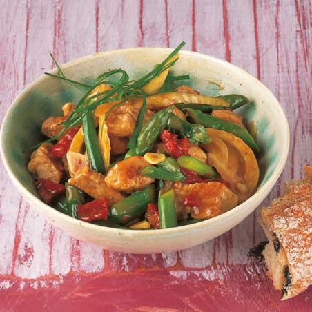 Würziges Spargel-Kalbs-Ragout Würziges Spargel-Kalbs-Ragout