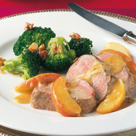 Schweinefilet mit Apfelsauce Schweinefilet mit Apfelsauce