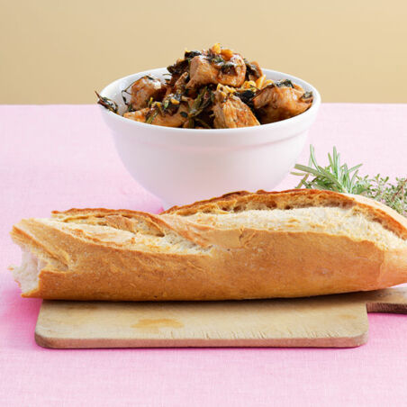 Ragout vom Schwein mit Kräutern Ragout vom Schwein mit Kräutern