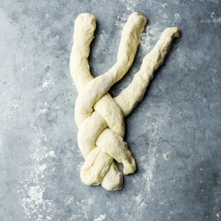 Schneller Quarkzopf Schneller Quarkzopf