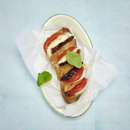 Hasselback-Pizza-Baguette Hasselback-Pizza-Baguette
