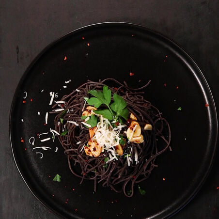 Sepia-Spaghetti-Aglio-e-Olio Sepia-Spaghetti-Aglio-e-Olio