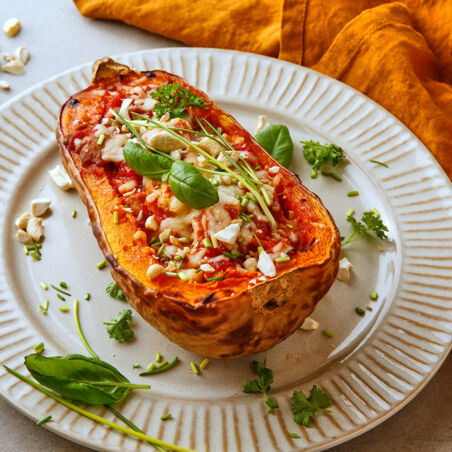 Gratinierter Butternut-Kürbis Gratinierter Butternut-Kürbis