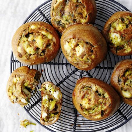 Lauch-Feta-Schnecken Lauch-Feta-Schnecken