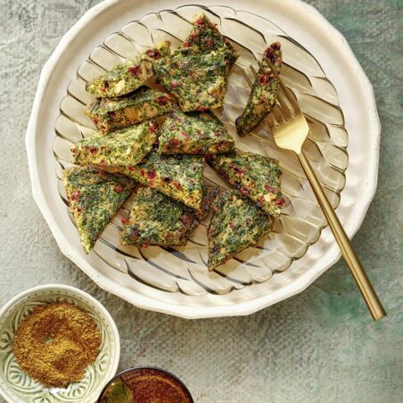 Grünes Kräuteromelett Grünes Kräuteromelett