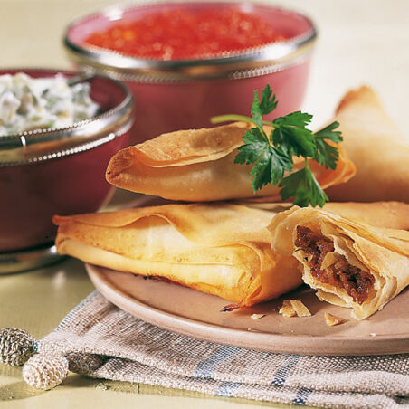 Briouats mit Hackfüllung Briouats mit Hackfüllung