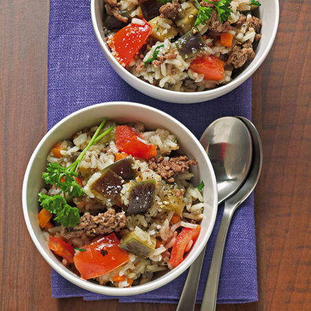 Pilaw mit Hackfleisch und Gemüse Pilaw mit Hackfleisch und Gemüse