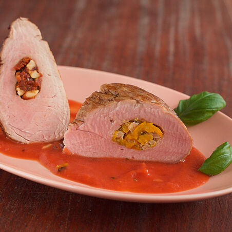 Gefüllte Schweinefilets Gefüllte Schweinefilets