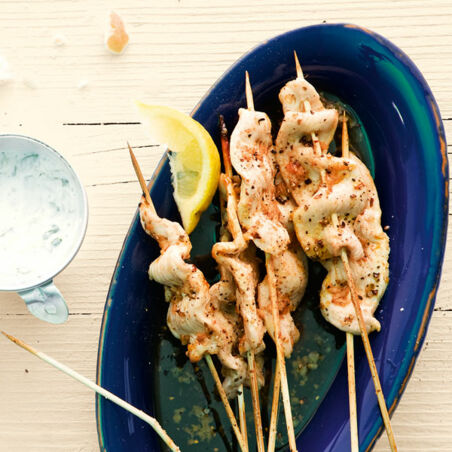 Griechische Putenspießchen Griechische Putenspießchen