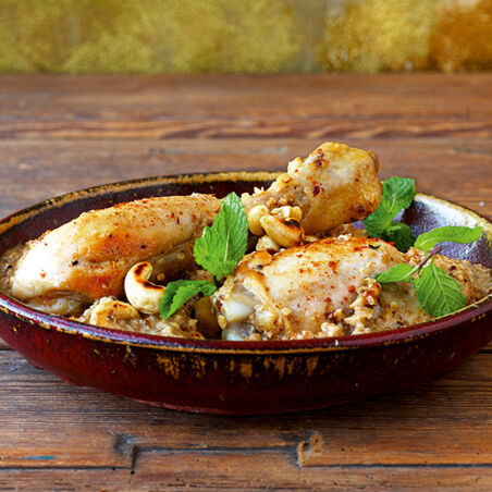 Hühnchencurry mit Cashews Hühnchencurry mit Cashews