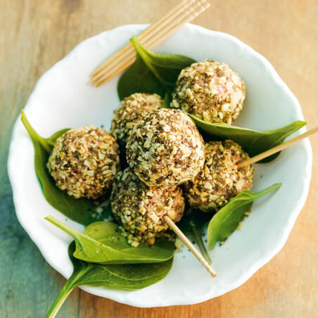 Geflügelleber-Apfel-Pralinen Geflügelleber-Apfel-Pralinen