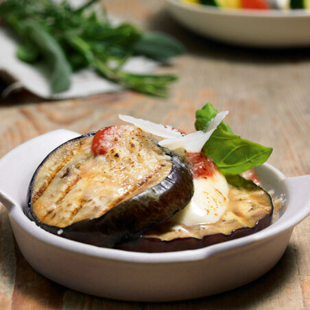 Auberginen-Parmigiana Auberginen-Parmigiana