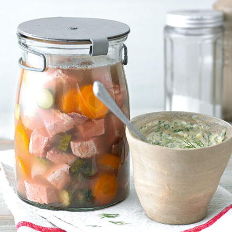 Sauerfleisch mit Remoulade Sauerfleisch mit Remoulade