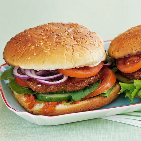 Lamm-Burger für Zwei Lamm-Burger für Zwei