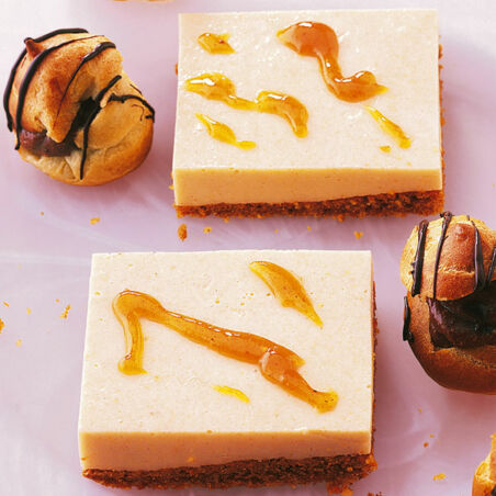 Möhren-Sanddorn-Schnitten Möhren-Sanddorn-Schnitten