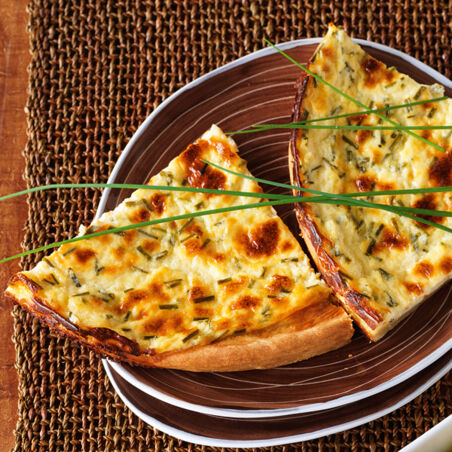 Schnittlauch-Rahmkuchen Schnittlauch-Rahmkuchen