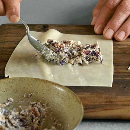 Cannelloni mit Ricotta und Radicchio Cannelloni mit Ricotta und Radicchio