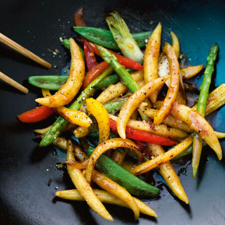 Schupfnudeln mit Gemüse aus dem Wok Schupfnudeln mit Gemüse aus dem Wok
