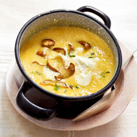 Kartoffelsuppe mit Steinpilzen Kartoffelsuppe mit Steinpilzen