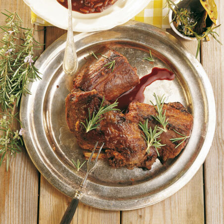 Hase im Schmorfond Hase im Schmorfond