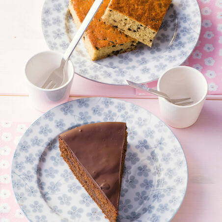 Schokostreuselkuchen mit Banane Schokostreuselkuchen mit Banane