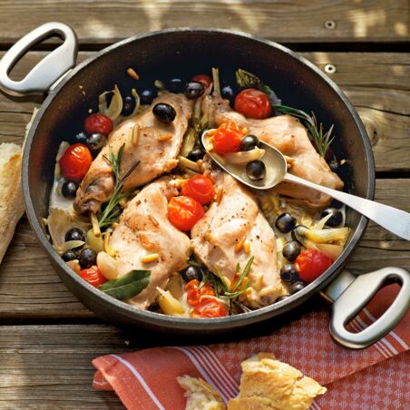 Geschmorte Kaninchenkeulen Geschmorte Kaninchenkeulen