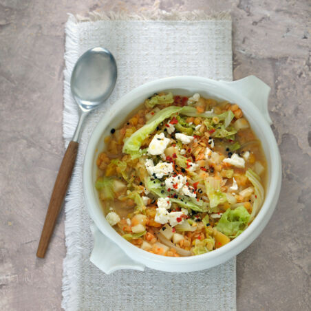 Linsen-Chinakohl-Topf Linsen-Chinakohl-Topf