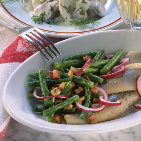 Matjes mit grünen Bohnen Matjes mit grünen Bohnen