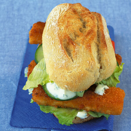 Fischstäbchen-Baguette Fischstäbchen-Baguette
