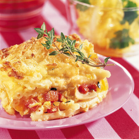 Makkaroni-Auflauf Makkaroni-Auflauf