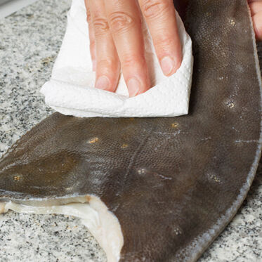 Scholle mit Speck Scholle mit Speck