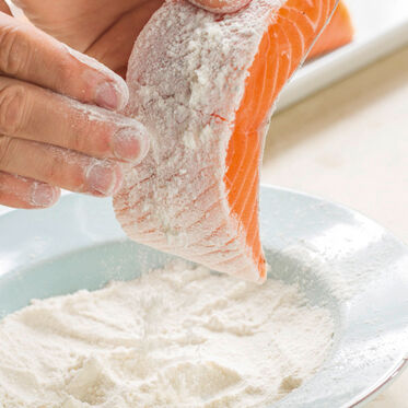 Lachsfilet mit Linsen Lachsfilet mit Linsen