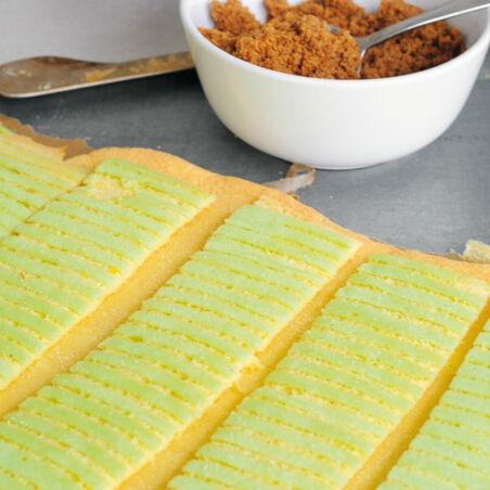 Limettentörtchen im Streifenhemd Limettentörtchen im Streifenhemd