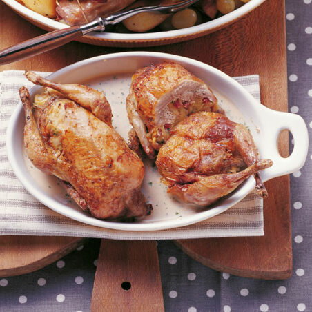 Gefüllte Wachteln Gefüllte Wachteln