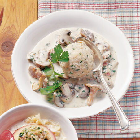 Pilze in Sahnesauce Pilze in Sahnesauce