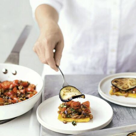 Polenta-Lasagne mit Auberginen Polenta-Lasagne mit Auberginen