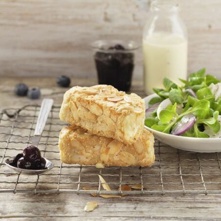 Knusper-Camembert mit Heidelbeeren Knusper-Camembert mit Heidelbeeren