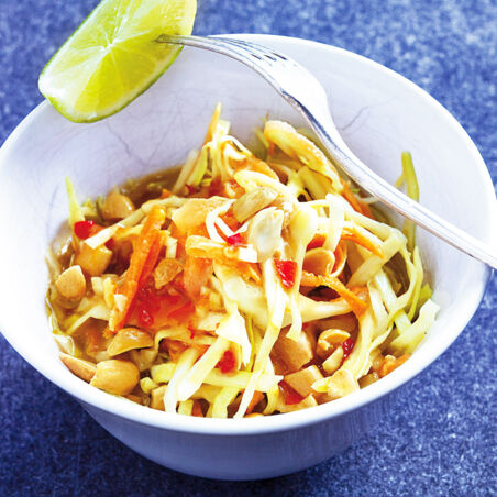 Weißkohl-Erdnuss-Salat Weißkohl-Erdnuss-Salat