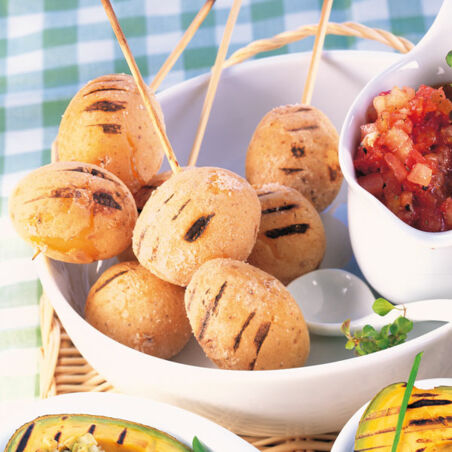 Meersalz-Kartöffelchen mit Tomaten-Mojo Meersalz-Kartöffelchen mit Tomaten-Mojo