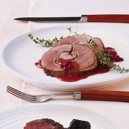 Reh mit Preiselbeersauce Reh mit Preiselbeersauce
